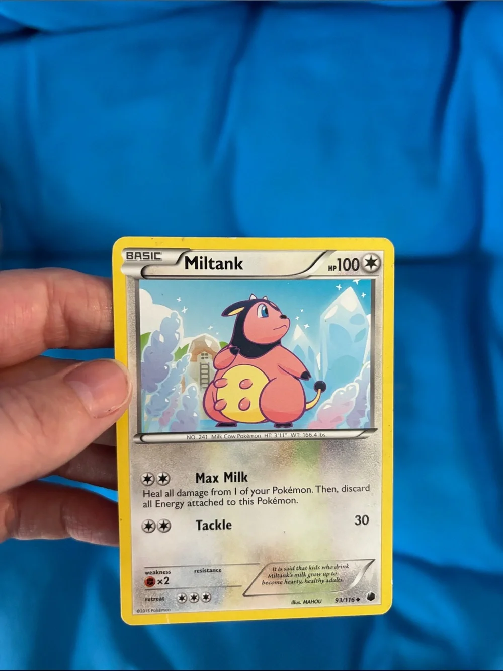 Pokémon Cards Miltank HP 100 2013 NWOTS Common Type Pokemon NWOTS